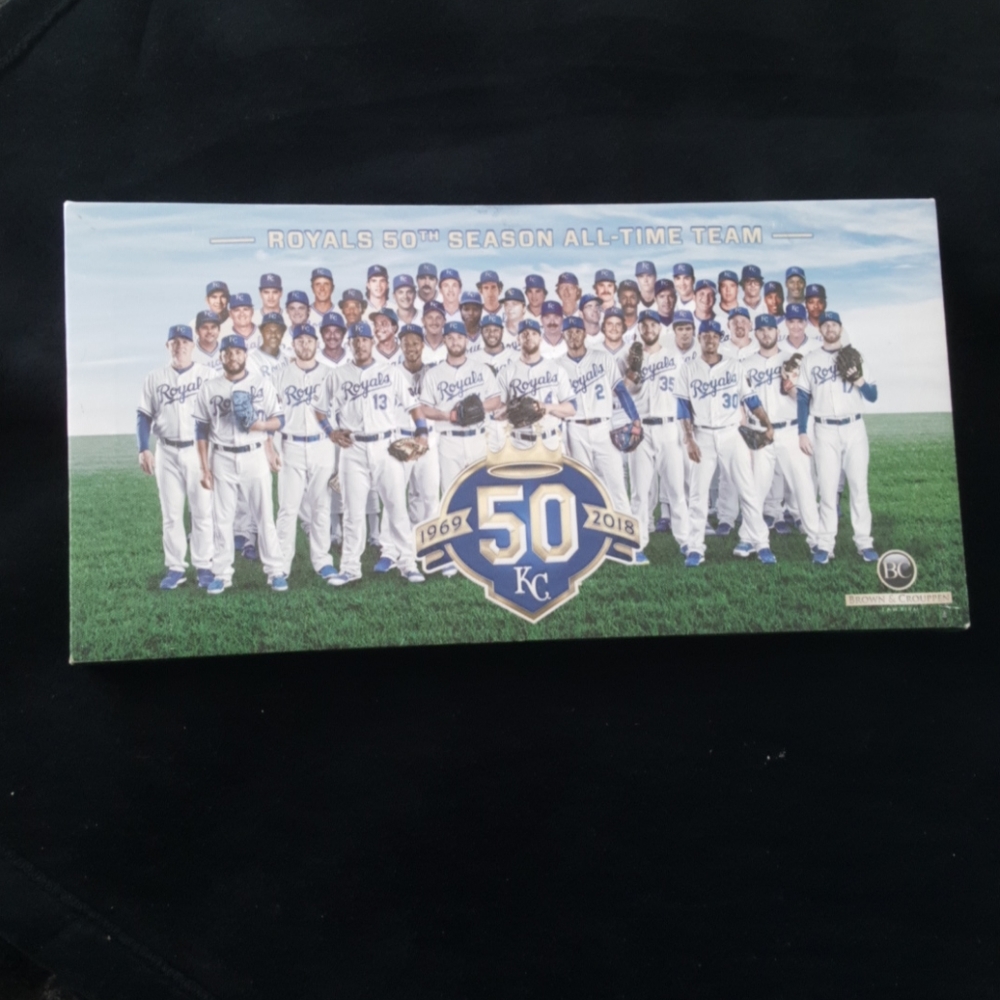 2018 LIMITED EDITION KC ROYALS 50th print